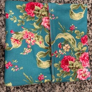 Floral Teal Potato Bag Microwaveable